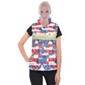 Women s Button Up Vest 