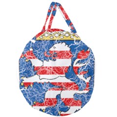 Giant Round Zipper Tote 