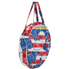 Giant Round Zipper Tote 
