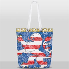 Full Print Rope Handle Tote (Small) 
