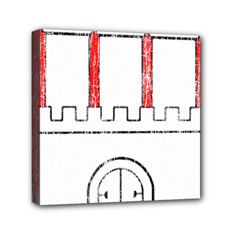 Coat Of Arms Of Hamburg Mini Canvas 6  x 6  (Stretched) from ArtsNow.com
