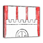 Coat Of Arms Of Hamburg Deluxe Canvas 24  x 20  (Stretched)