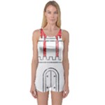 Coat Of Arms Of Hamburg One Piece Boyleg Swimsuit