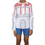 Coat Of Arms Of Hamburg Kids  Long Sleeve Swimwear