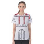 Coat Of Arms Of Hamburg Women s Cotton Tee