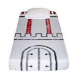 Coat Of Arms Of Hamburg Fitted Sheet (Single Size)