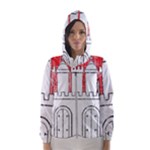 Coat Of Arms Of Hamburg Women s Hooded Windbreaker