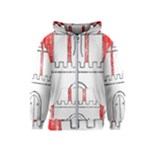 Coat Of Arms Of Hamburg Kids  Zipper Hoodie