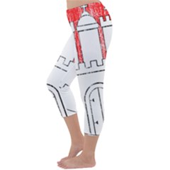 Capri Winter Leggings Back Capri Winter Leggings Back