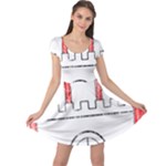 Coat Of Arms Of Hamburg Cap Sleeve Dress