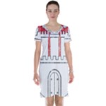 Coat Of Arms Of Hamburg Short Sleeve Nightdress