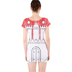 Short Sleeve Bodycon Dress Back Short Sleeve Bodycon Dress Back