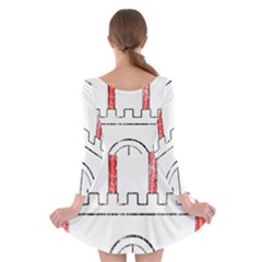 Long Sleeve Skater Dress 