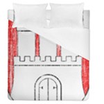 Coat Of Arms Of Hamburg Duvet Cover (Queen Size)