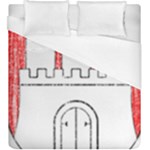 Coat Of Arms Of Hamburg Duvet Cover (King Size)