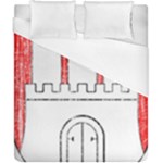 Coat Of Arms Of Hamburg Duvet Cover (California King Size)