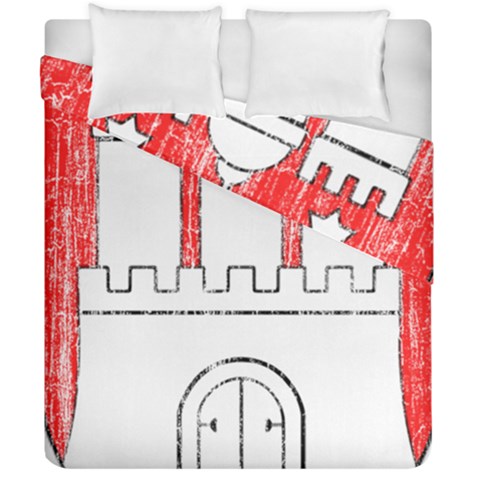 Coat Of Arms Of Hamburg Duvet Cover Double Side (California King Size) from ArtsNow.com