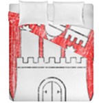 Coat Of Arms Of Hamburg Duvet Cover Double Side (California King Size)