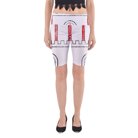 Coat Of Arms Of Hamburg Yoga Cropped Leggings from ArtsNow.com