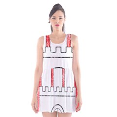 Scoop Neck Skater Dress 
