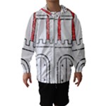 Coat Of Arms Of Hamburg Kids  Hooded Windbreaker