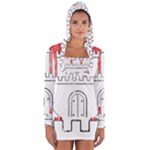 Coat Of Arms Of Hamburg Long Sleeve Hooded T-shirt