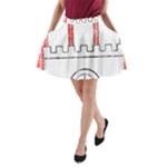 Coat Of Arms Of Hamburg A-Line Pocket Skirt