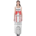 Coat Of Arms Of Hamburg Empire Waist Maxi Dress