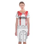 Coat Of Arms Of Hamburg Classic Short Sleeve Midi Dress