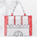 Zipper Medium Tote Bag Front