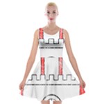 Coat Of Arms Of Hamburg Velvet Skater Dress