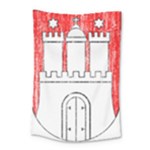 Coat Of Arms Of Hamburg Small Tapestry
