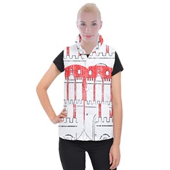 Coat Of Arms Of Hamburg Women s Button Up Vest from ArtsNow.com