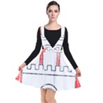 Coat Of Arms Of Hamburg Plunge Pinafore Dress