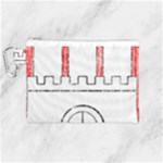 Coat Of Arms Of Hamburg Canvas Cosmetic Bag (Medium)