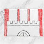 Coat Of Arms Of Hamburg Canvas Cosmetic Bag (XXL)