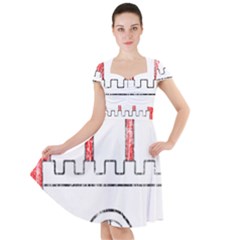 Cap Sleeve Midi Dress 