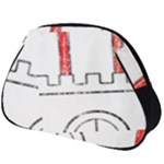 Coat Of Arms Of Hamburg Full Print Accessory Pouch (Big)