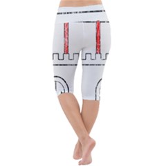 Lightweight Velour Cropped Yoga Leggings 