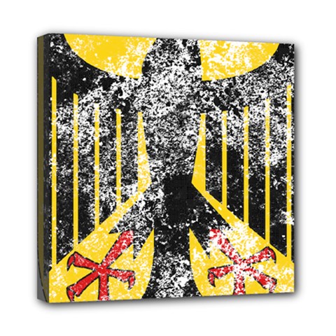Coat Of Arms Of Germany Washed Mini Canvas 8  x 8  (Stretched) from ArtsNow.com