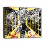 Coat Of Arms Of Germany Washed Canvas 14  x 11  (Stretched)