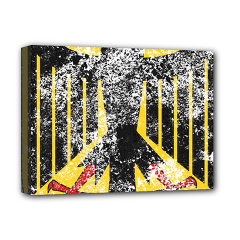 Coat Of Arms Of Germany Washed Deluxe Canvas 16  x 12  (Stretched)  from ArtsNow.com