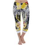Coat Of Arms Of Germany Washed Capri Winter Leggings 