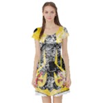 Coat Of Arms Of Germany Washed Short Sleeve Skater Dress