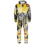 Coat Of Arms Of Germany Washed Hooded Jumpsuit (Men)