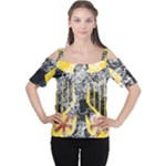 Coat Of Arms Of Germany Washed Cutout Shoulder Tee