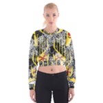 Coat Of Arms Of Germany Washed Cropped Sweatshirt