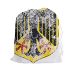 Coat Of Arms Of Germany Washed Drawstring Pouch (XXL)