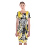 Coat Of Arms Of Germany Washed Classic Short Sleeve Midi Dress