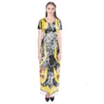 Coat Of Arms Of Germany Washed Short Sleeve Maxi Dress